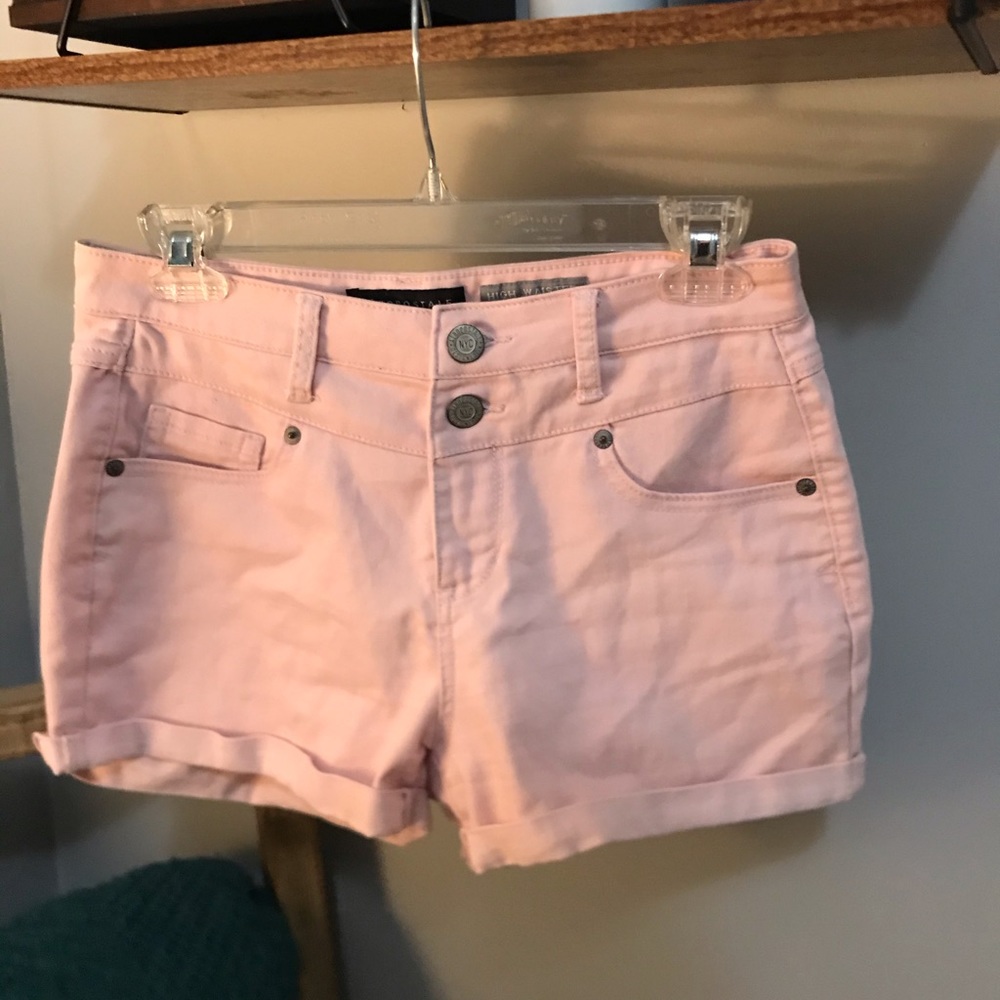 High Waisted Pink Shorts